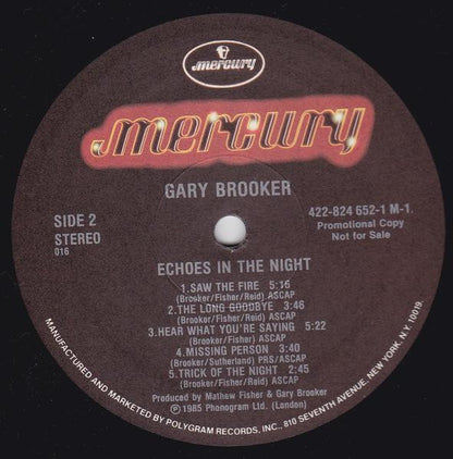 Gary Brooker - Echoes In The Night