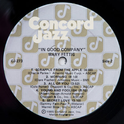 Mary Fettig - In Good Company