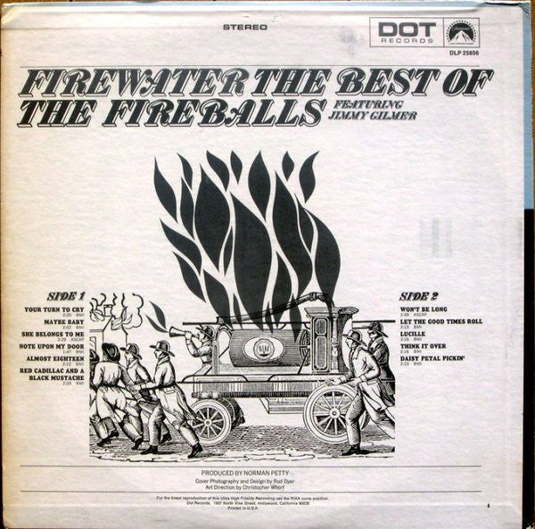 The Fireballs, Jimmy Gilmer - Firewater!