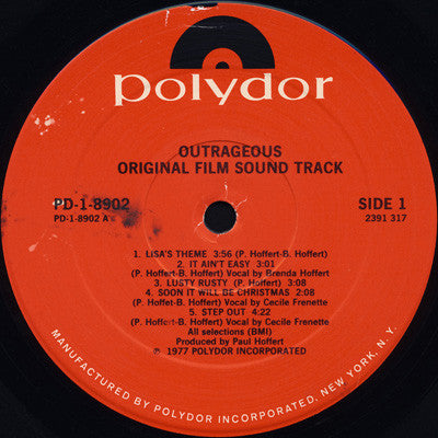 Paul Hoffert - Outrageous!: Original Film Soundtrack