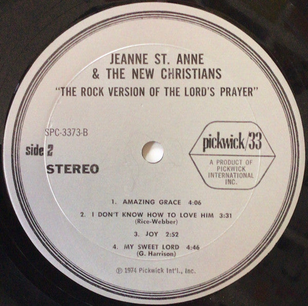 Jeanne St. Anne & The New Christians - The Rock Version Of The Lord's Prayer