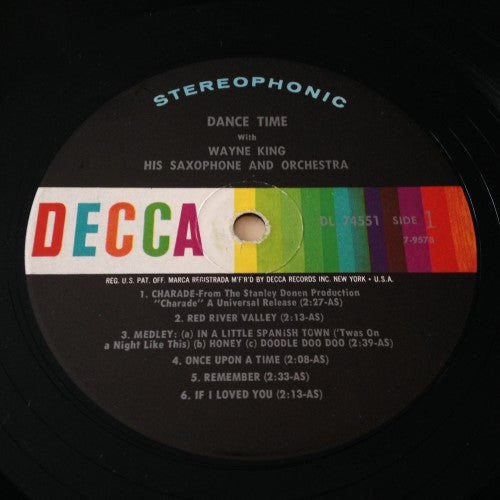 Wayne King And His Orchestra - Dance Time With Wayne King