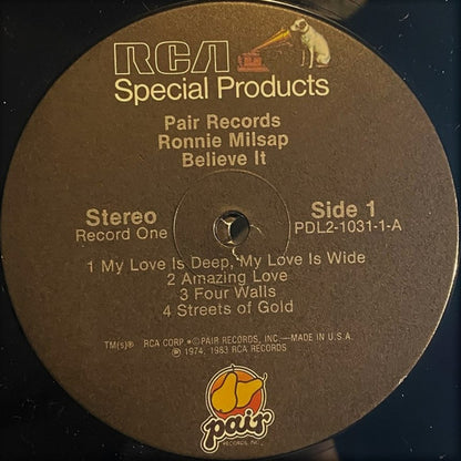 Ronnie Milsap - Believe It