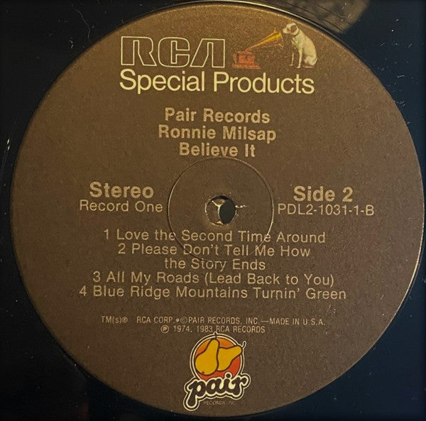 Ronnie Milsap - Believe It