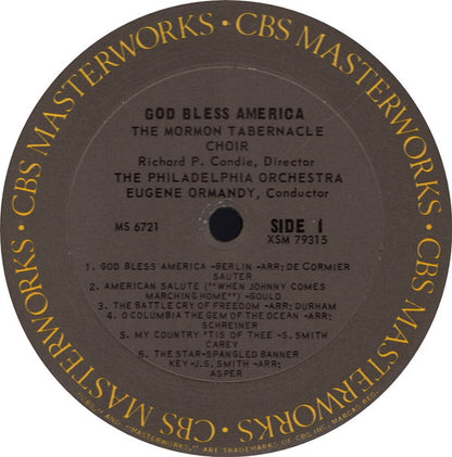 Mormon Tabernacle Choir, The Philadelphia Orchestra - God Bless America