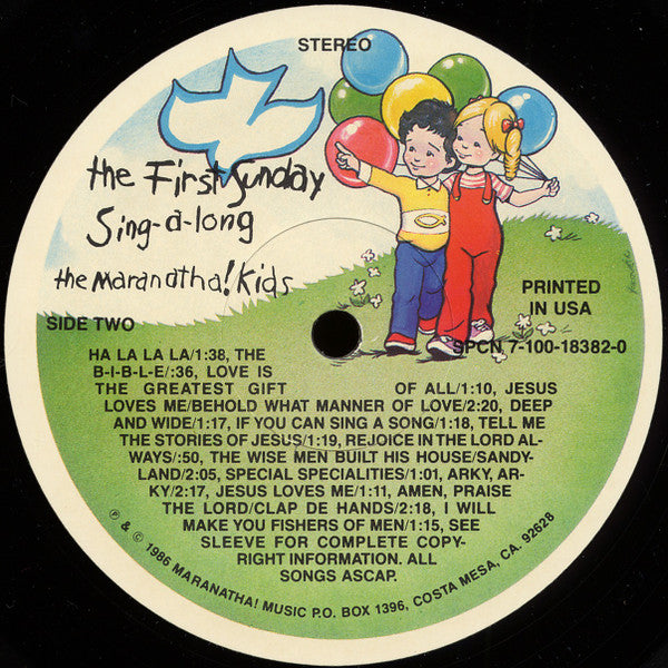 The Maranatha! Kids - The First Sunday Sing-A-Long