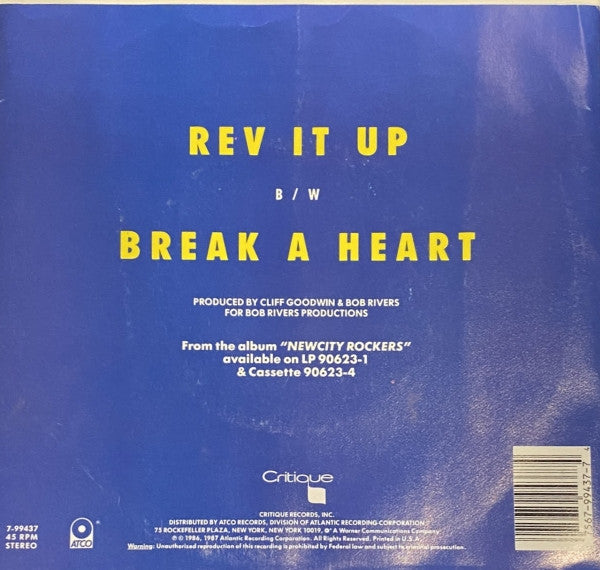 NewCity Rockers - Rev It Up