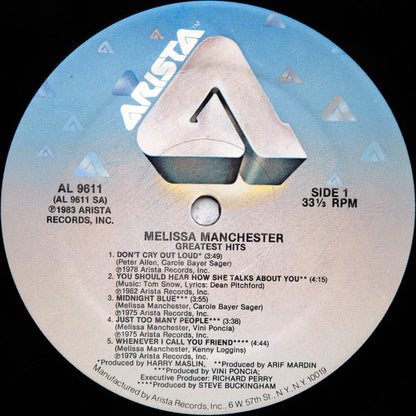 Melissa Manchester - Greatest Hits