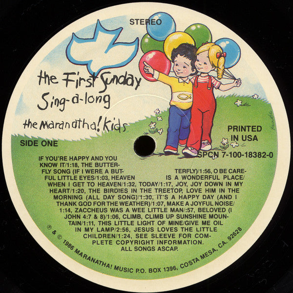 The Maranatha! Kids - The First Sunday Sing-A-Long