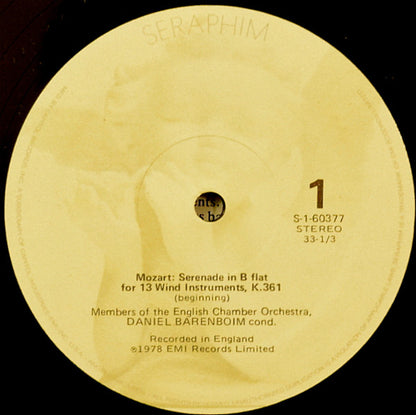Wolfgang Amadeus Mozart, Daniel Barenboim - Serenade for 13 Wind Instruments K.361 (Original Version)