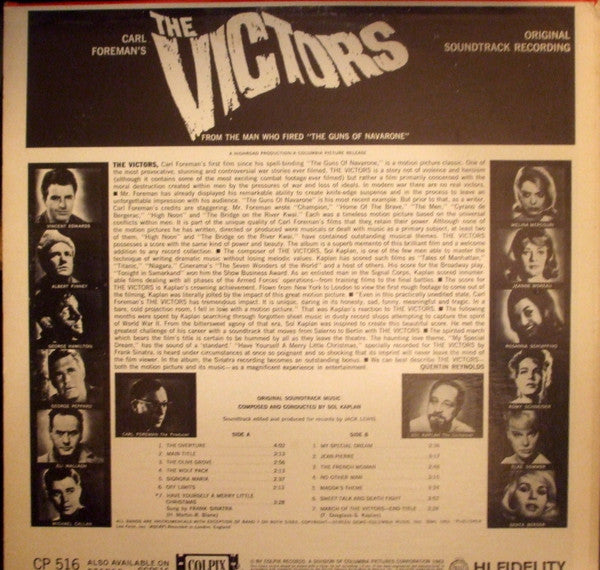 Sol Kaplan - The Victors - Original Soundtrack Recording