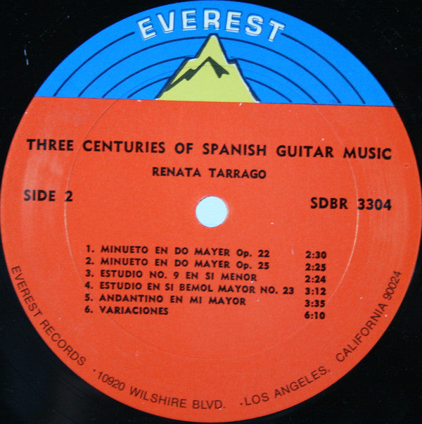 Renata Tarragó - Three Centuries Of Spanish Guitar Music