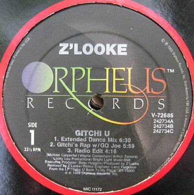 12" Single: Z'Looke - Gitchi U