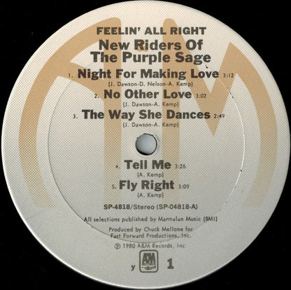New Riders Of The Purple Sage - Feelin' All Right