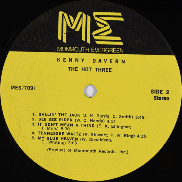 Kenny Davern - The Hot Three