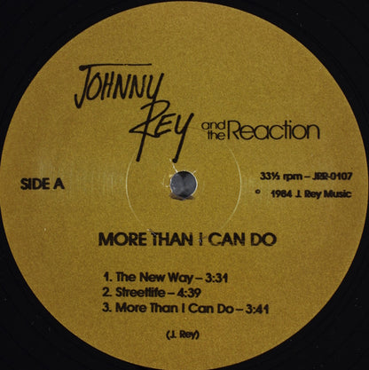 Johnny Rey And The Reaction - More Than I Can Do