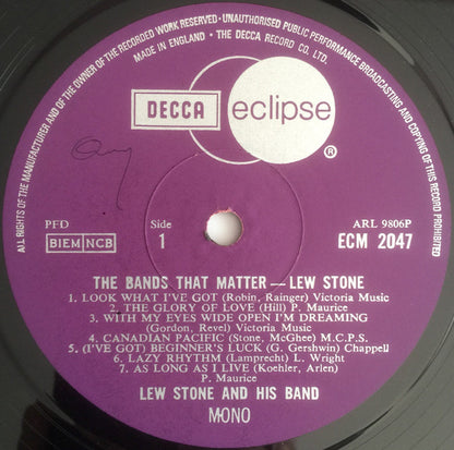 Lew Stone - The Bands That Matter