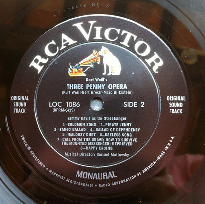 Bertolt Brecht, Kurt Weill, Sammy Davis Jr. - Three Penny Opera (An Original Soundtrack Recording)