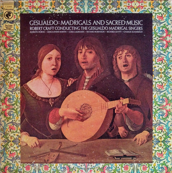 Carlo Gesualdo, Robert Craft, The Gesualdo Madrigal Singers - Madrigals And Sacred Music