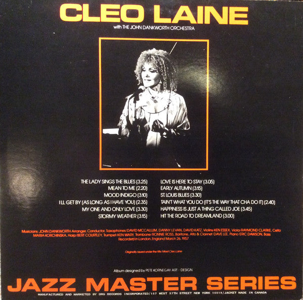 Cleo Laine, The John Dankworth Orchestra - Cleo Laine