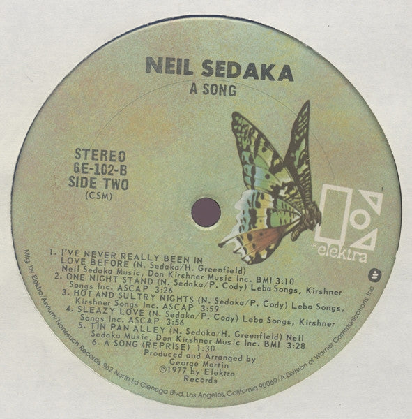 SEALED: Neil Sedaka - A Song