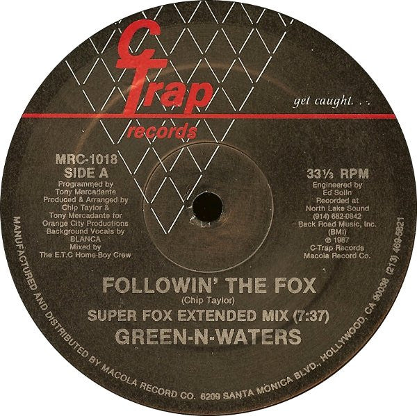 12": Green-N-Waters - Followin' The Fox