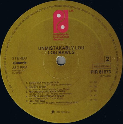 Lou Rawls - Unmistakably Lou