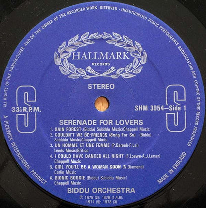Biddu Orchestra - Serenade For Lovers