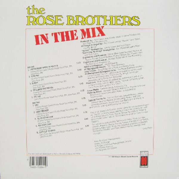 The Rose Brothers - In The Mix