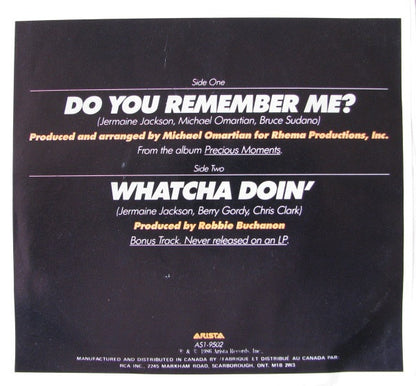 7" Single: Jermaine Jackson - Do You Remember Me?