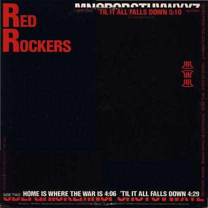 12" Single: Red Rockers - 'Till It All Falls Down