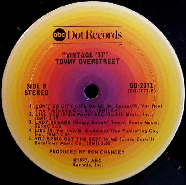 Tommy Overstreet - Vintage 77