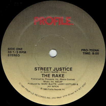 12" Single: The Rake - Street Justice