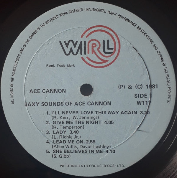 Ace Cannon - Saxy Sounds Of Ace Cannon