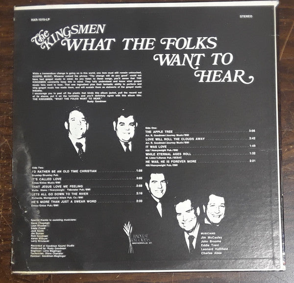 The Kingsmen - What The Folks Want To Hear