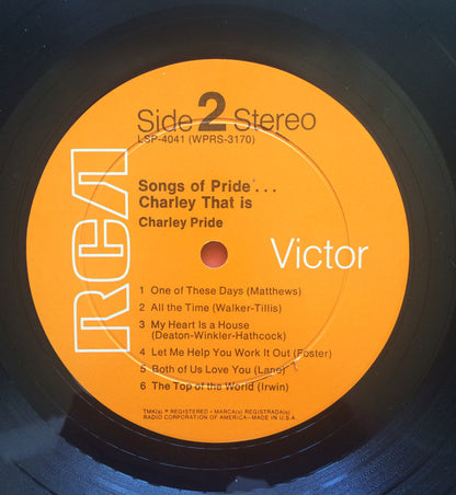 Charley Pride - Songs Of Pride...Charley That Is