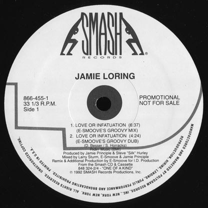 12" Single: Jamie Loring - Love Or Infatuation