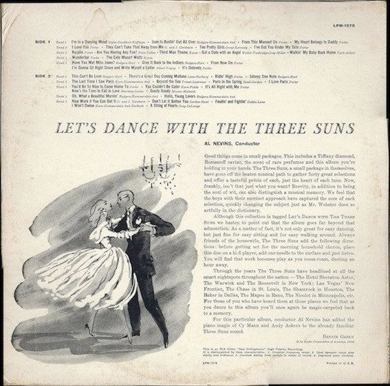The Three Suns - Let's Dance With The Three Suns