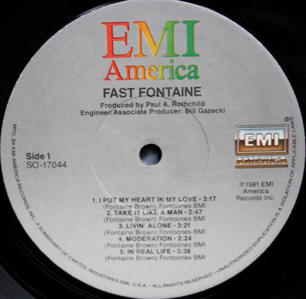 SEALED: Fast Fontaine - Fast Fontaine