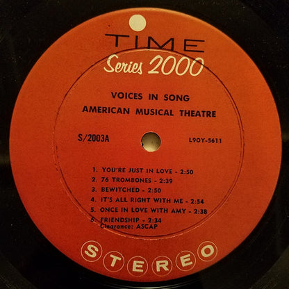 Various - Voices In Song  (American Musical Theatre)