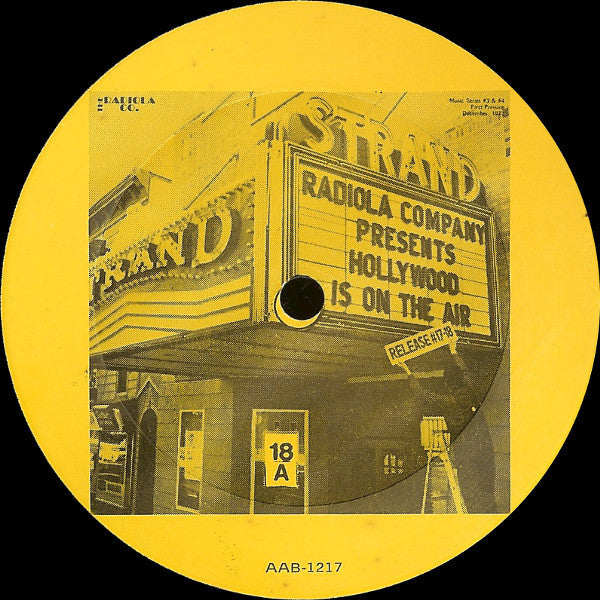 Various - Radiola Company Presents Hollywood Is On The Air
