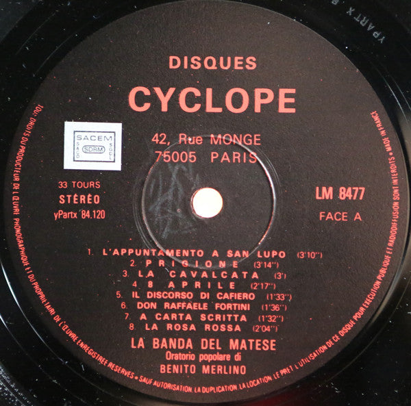 Benito Merlino - La Banda Del Matese