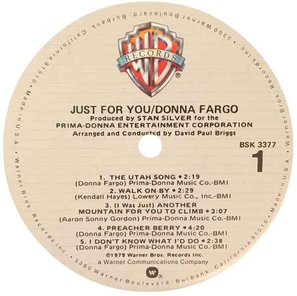 Donna Fargo - Just For You