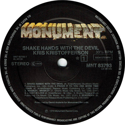 Kris Kristofferson - Shake Hands With The Devil