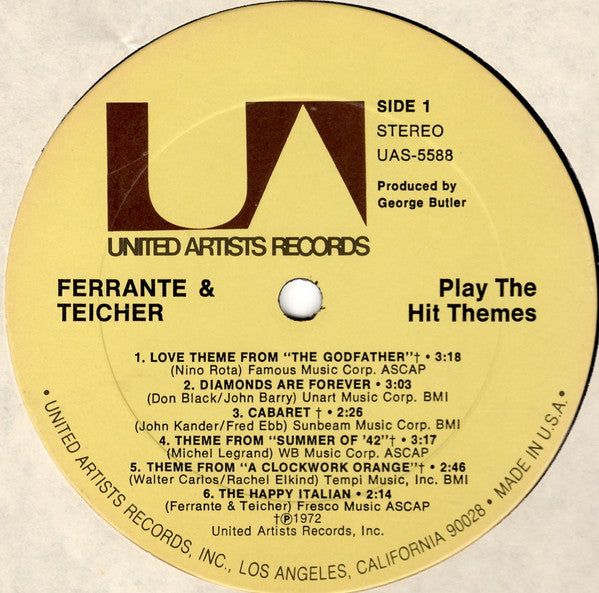 Ferrante & Teicher - Play The Hit Themes