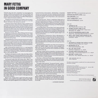 Mary Fettig - In Good Company