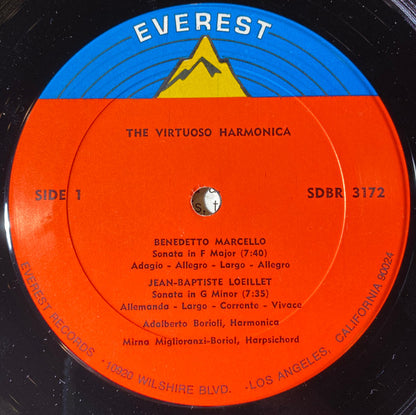 Jean-Baptiste Loeillet, Benedetto Marcello, Francesco Maria Veracini, Antonio Vivaldi, Adalberto Borioli, Mirna Miglioranzi Borioli - The Virtuoso Harmonica, Four Sonatas By