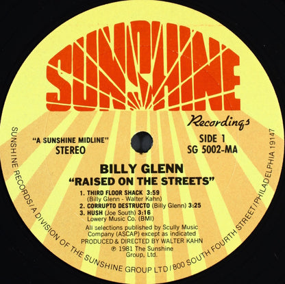 Billy Glenn - Raised On The Streets