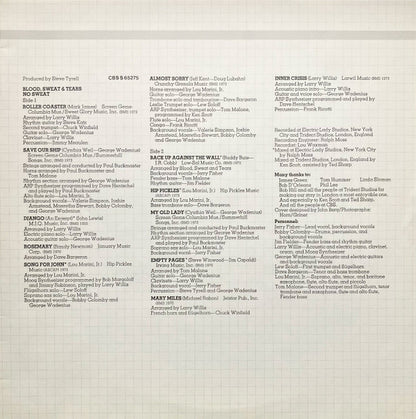 Blood, Sweat And Tears - No Sweat