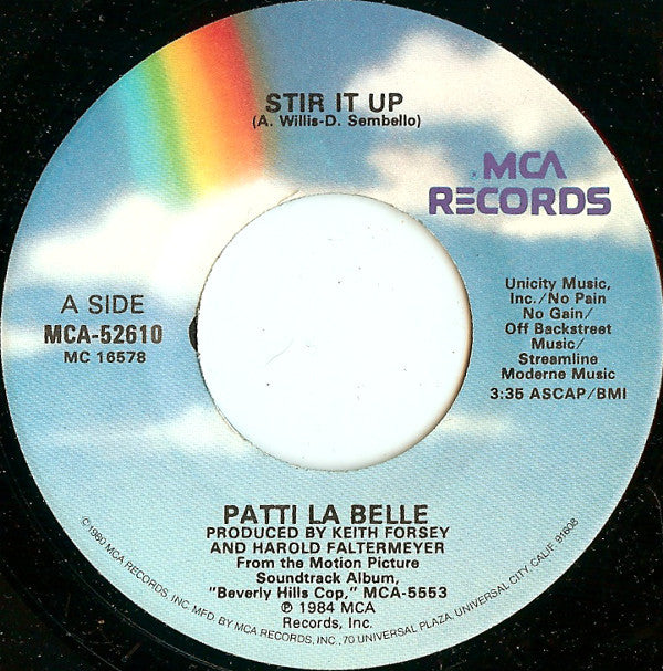 7" Single: Patti LaBelle, Harold Faltermeyer - Stir It Up / The Discovery